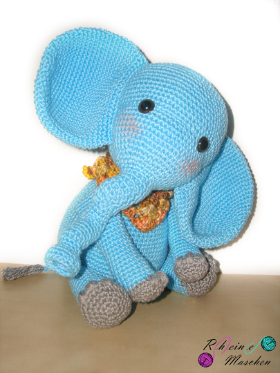 Loui der Elefant - Häkelanleitung