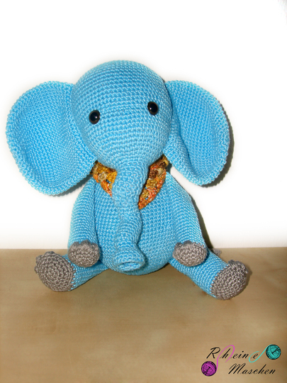 Loui der Elefant - Häkelanleitung