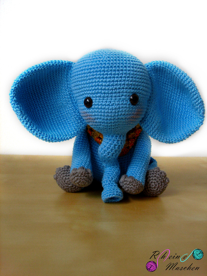 Loui der Elefant - Häkelanleitung