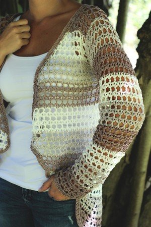 crochet pattern cardigan 8 styles, size S-XXL