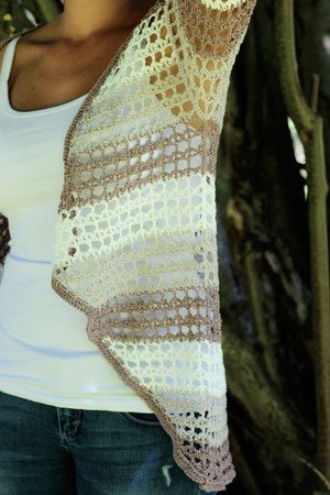 crochet pattern cardigan 8 styles, size S-XXL