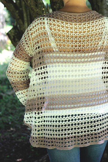 Häkelanleitung Cardigan "8 Möglichkeiten", Gr. S-XXL