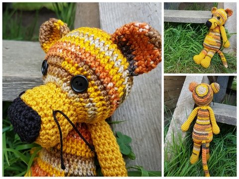 Häkelanleitung Tiger Toby Löwe
