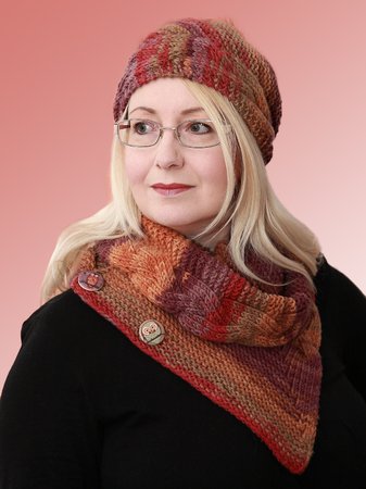 Knitting pattern scarf and hat set "Caradhras"