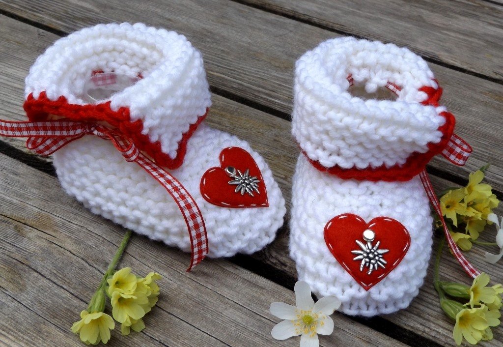 Strickanleitung Baby-Trachtenschuhe - Bild 8