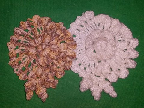 Häkelanleitung -  3D Applikation