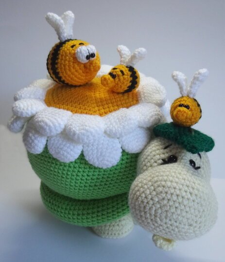 Häkelanleitung Schildi und ihre kleinen Freunde, Amigurumi