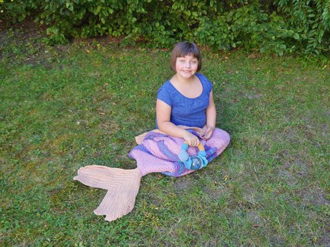 Meerjungfrau Decke und Zauberstab-Ring