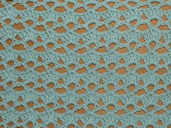 Crochet Pattern, Beautiful Summer Loop / Loop Scarf in mint, 176 x 30 cm (approx. 69,5 x 12 inch)