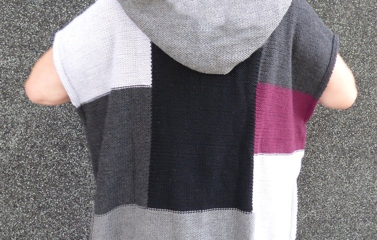 Patchwork Poncho mit Kapuze; E-Book - Bild 2
