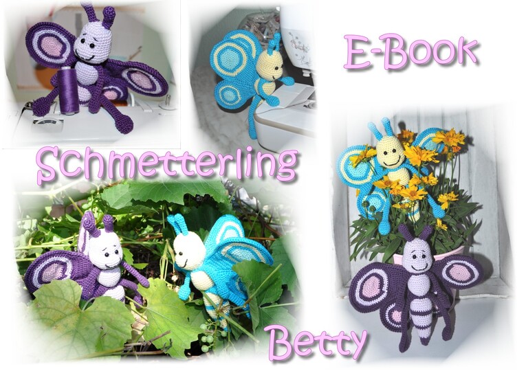 E-Book - Amigurumi - Schmetterling Betty - Häkelanleitung - Butterfly