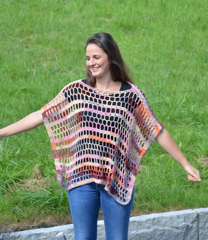 Poncho Savona - Anfängerleicht zu Häkeln - Bild 4
