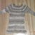 Tunika Wüstensand gehäkelt und gestrickt gr 42/44