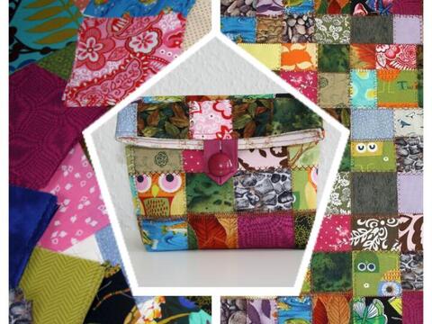 Stoffreste-Neugestaltung und schnelles Allzwecktäschchen