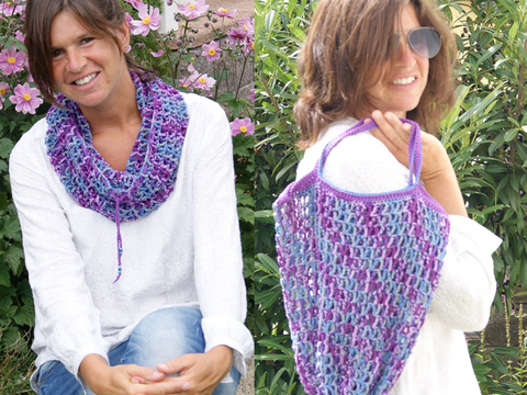 Shopping-Loop (Loop und Einkaufsnetz in einem)