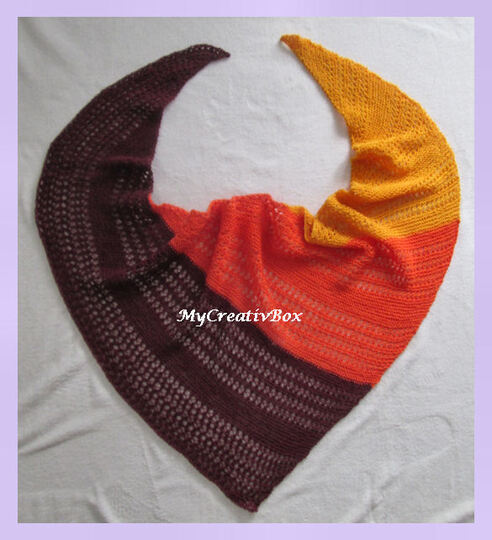 Tuch "Louisiana" gestrickt