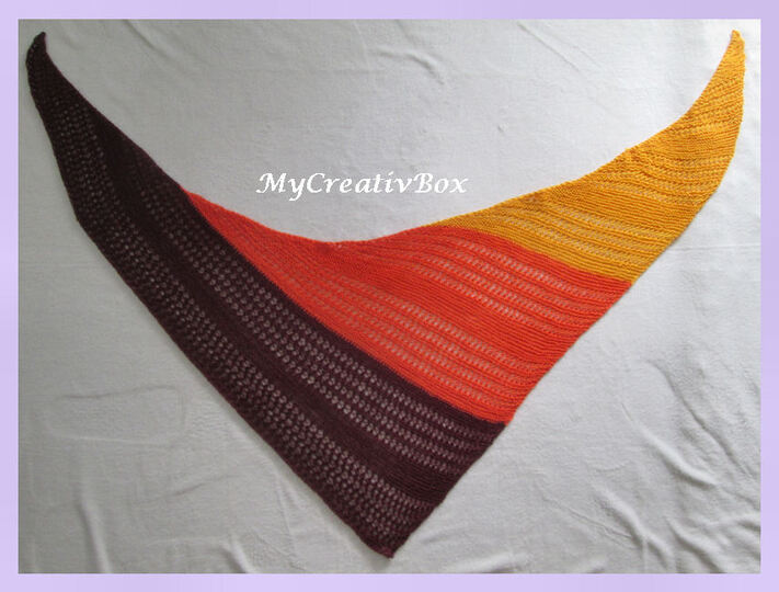 Tuch "Louisiana" gestrickt