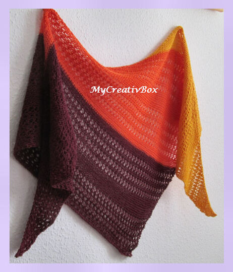 Tuch "Louisiana" gestrickt