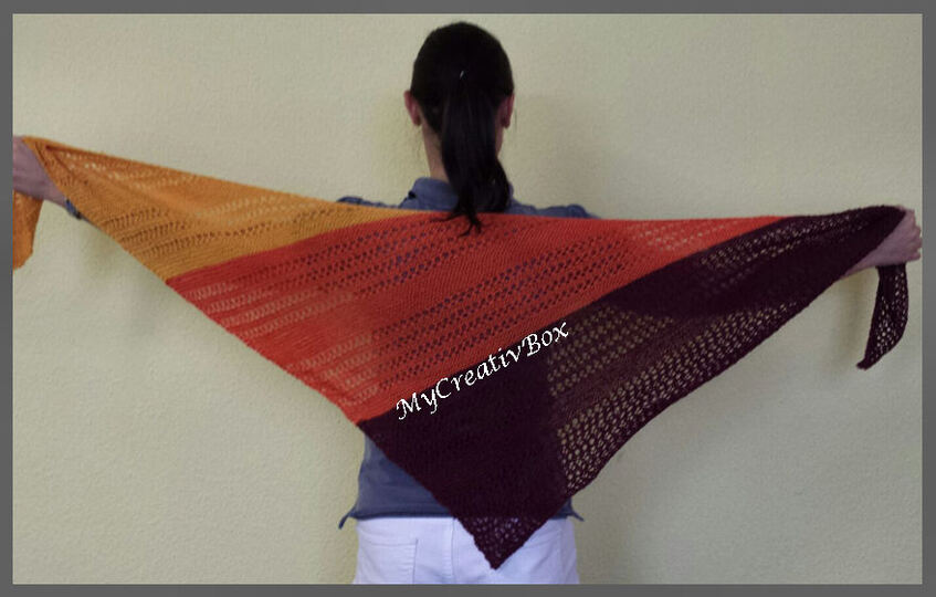 Tuch "Louisiana" gestrickt