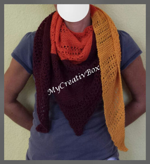 Tuch "Louisiana" gestrickt