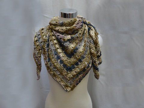 Dreieckstuch Fermo - flaches HÄkeltuch