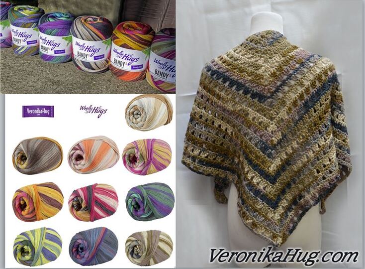 Dreieckstuch Fermo - flaches HÄkeltuch