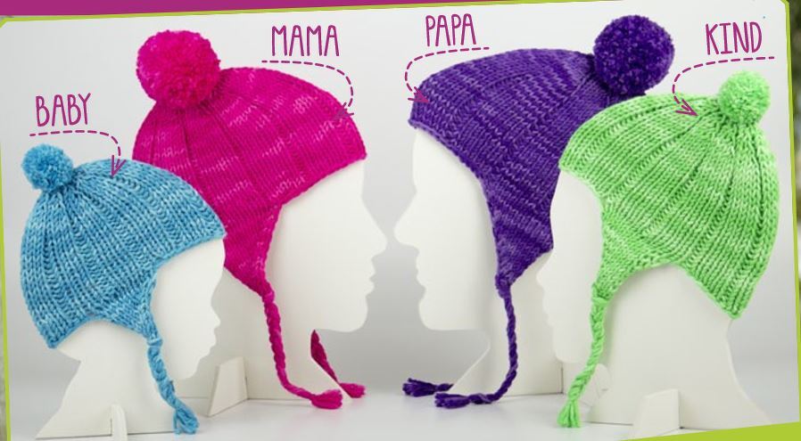 Mütze für die ganze Familie