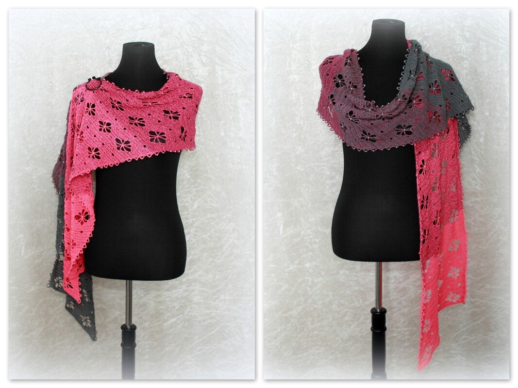 Crochet patten scarf Peara