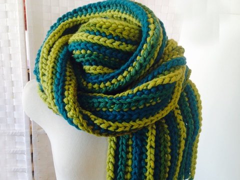 Häkelschal mit Stirnband