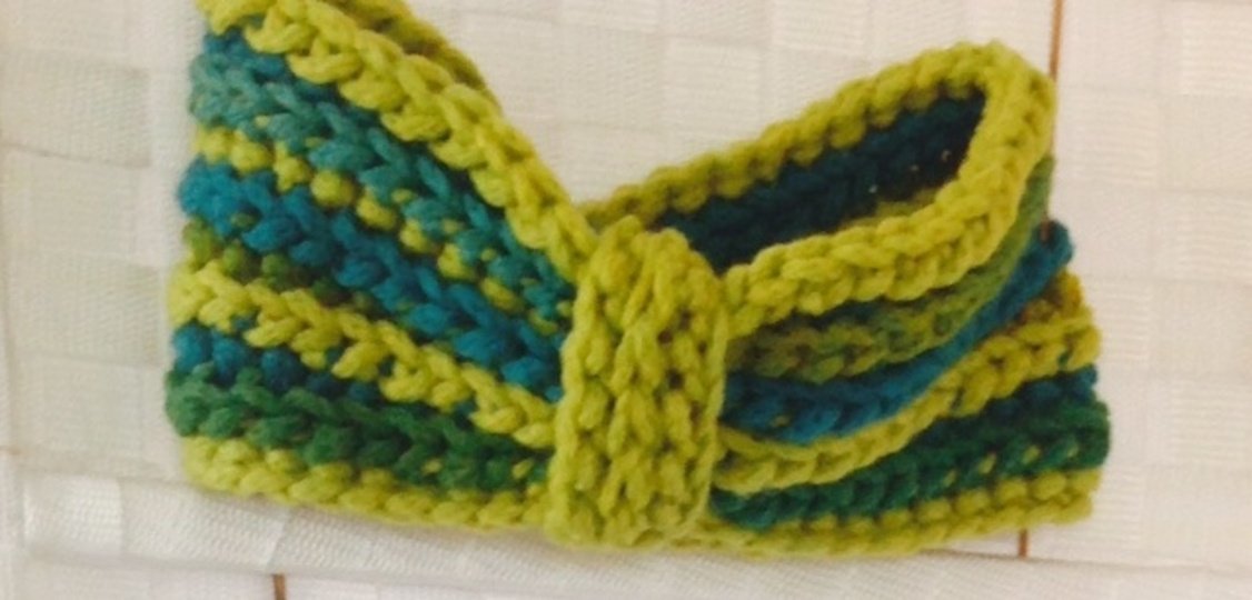 Häkelschal mit Stirnband