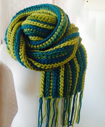 Häkelschal mit Stirnband