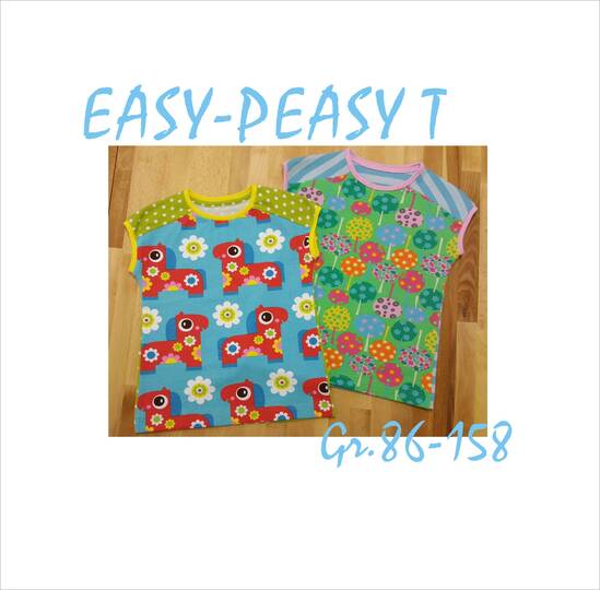E-Book "Easy-Peasy T", Shirt & Kleid in Gr.86 - 158
