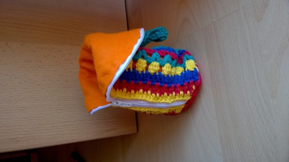Häkelanleitung - Stifteetui - aus Wollresten etwas Tolles zaubern