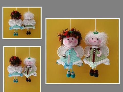 Anleitung Amigurumi „ Glück und Schutz Engel „ 15 cm Groß