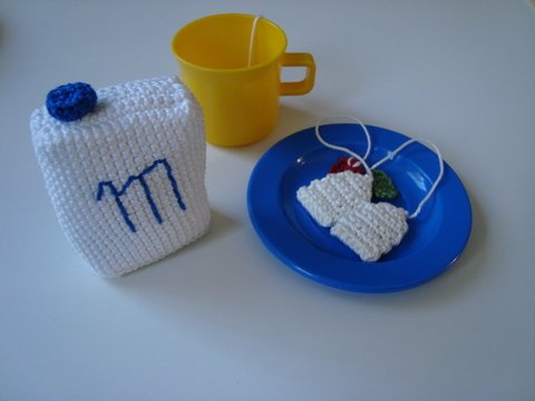 Häkelanleitung Milch / Milch Packung / Tetrapack