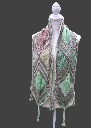 Strickanleitung Schal "Kassetten"