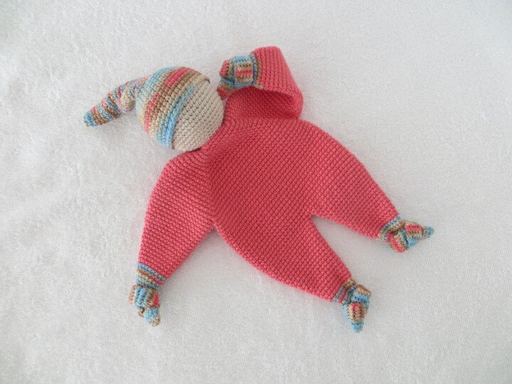 Häkelanleitung, 'Knuddelchen' Schmusepüppchen für kleine Zwerge