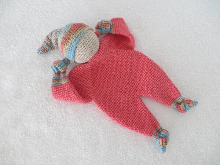 Häkelanleitung, 'Knuddelchen' Schmusepüppchen für kleine Zwerge