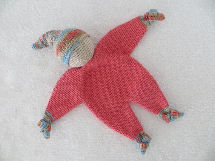 Häkelanleitung, 'Knuddelchen' Schmusepüppchen für kleine Zwerge