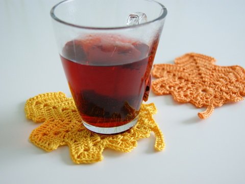 Untersetzer Herbstblätter