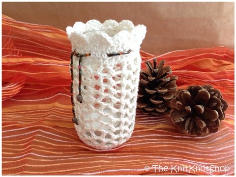 Häkelanleitung Windlicht "Klassisch" - Windlichthülle