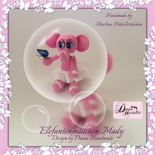Elefantenmädchen Mady Häkelanleitung