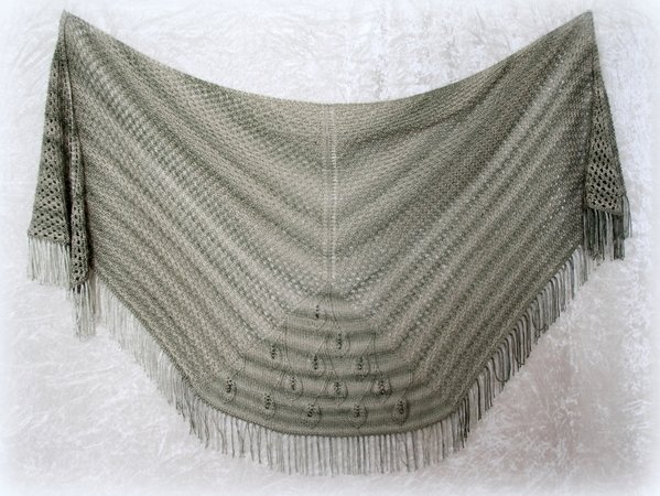 Knitting pattern shawl, wrap "Eryn"