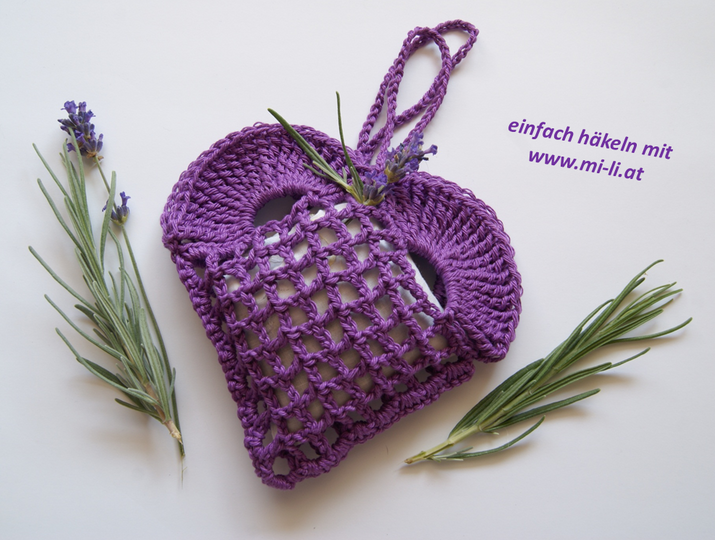 Lavendelherz / Duftherz / Geschenkherz