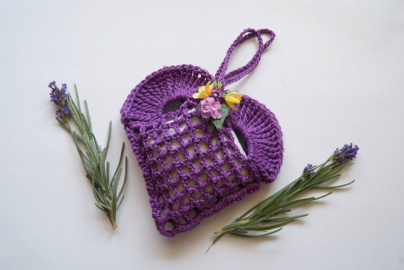 Lavendelherz / Duftherz / Geschenkherz