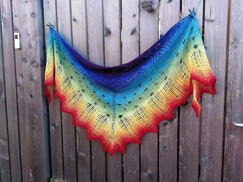 Strickanleitung Dreieckstuch "Solecolata"