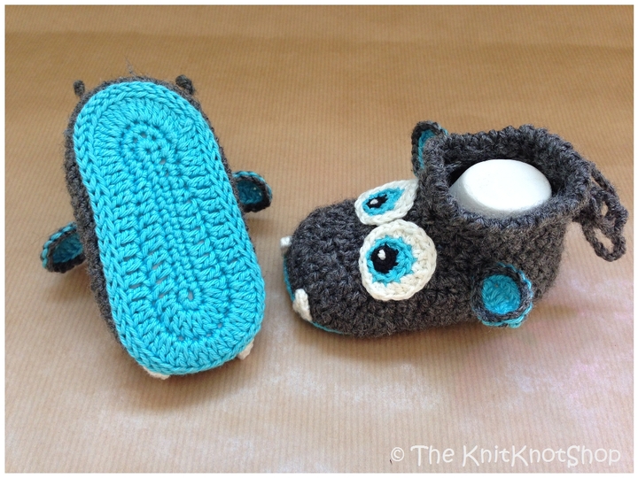 Häkelanleitung Babyschuhe Drachenbabys