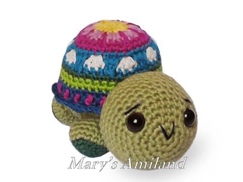 Cindy Turtle The Ami - Amigurumi Crochet Pattern
