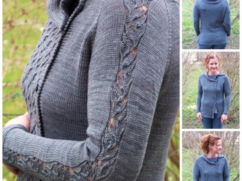 Strickanleitung Raglanjacke "Dawsons Cardigan"