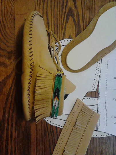 Size 11 Women's Moccasin Pattern-Ankle